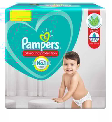Pampers Baby All Round Protection Large Size Diapers Pants, 5 Pcs
