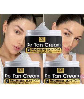 KURAIY Pure De-Tan Body and Face Tan Removal Cream With Milk and Honey Extract (50 g) Pack Of 3