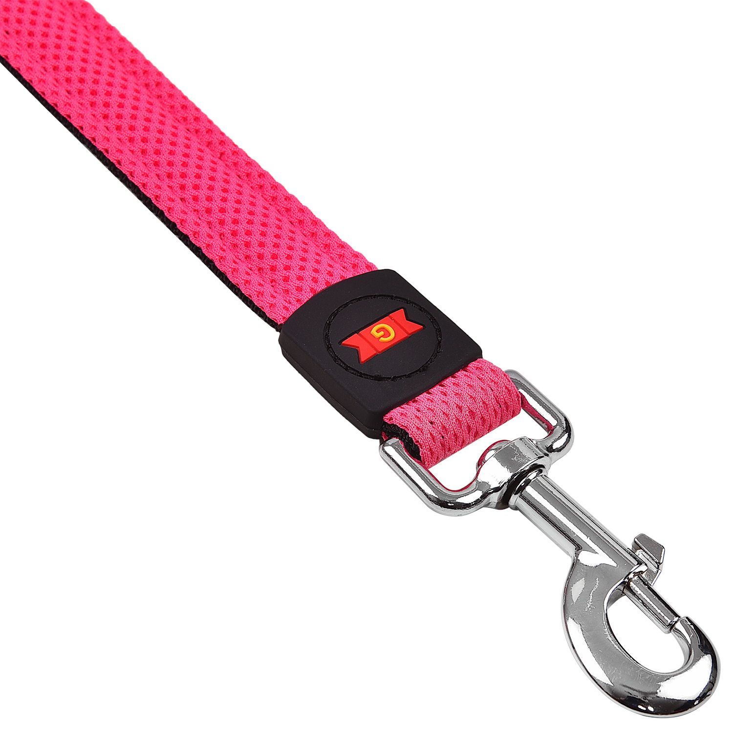 Glenand Mesh Leash Med Pink DCA201