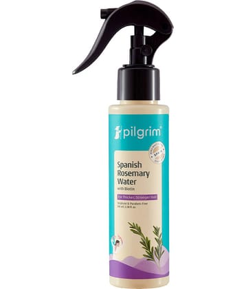 Pilgrim Spanish Rosemary Water With Biotin Hair Serum,For All Skin Type,100Ml (pack Of 1)
