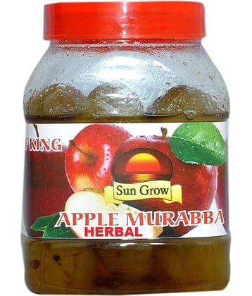 Sun Grow Home Made Herbal Organic Sweet Apple Murabba of Kashmire Apples Pickle 1 kg