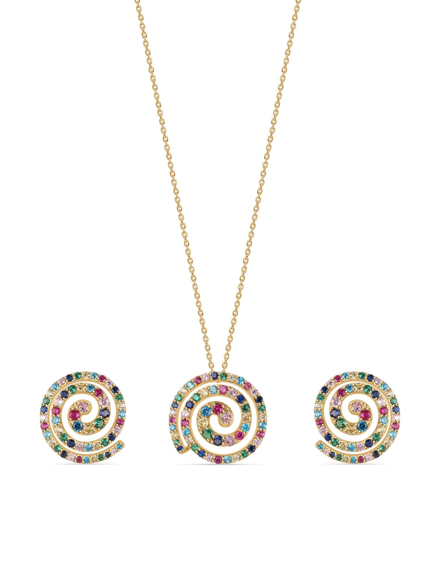 Love Circles Gold Set For Women