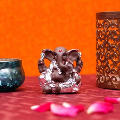 Craftlayout Resin Ganesha Idol For Car Dashboard 2 Inch