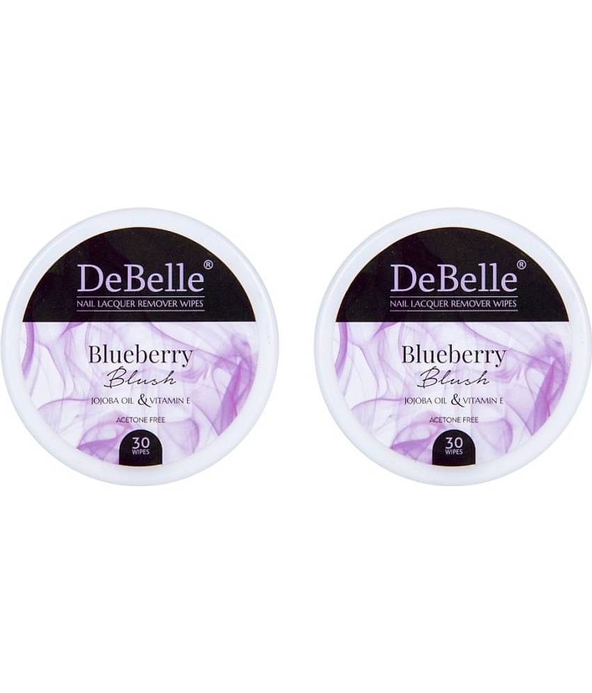 DeBelle Blueberry Blush Nail Paint Remover Pads 30 mL Pack of 2