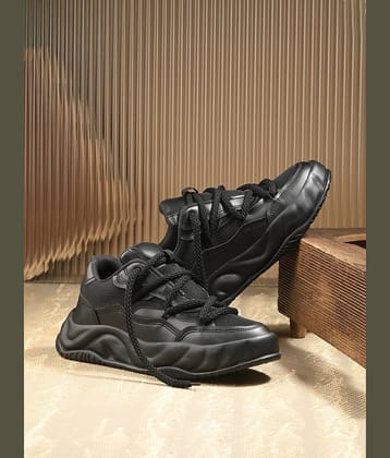Aadi Running Shoes Black Men's Lifestyle Shoes