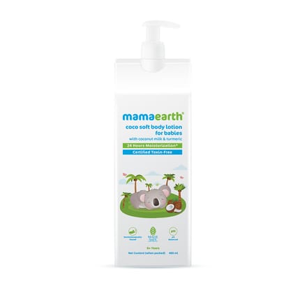 Mamaearth Coco Soft Body Lotion With Coconut Milk & Turmeric For Babies-400ml