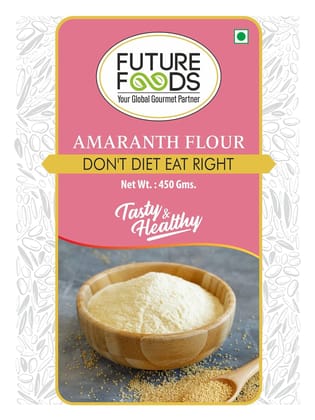 Future Foods Premium Rajgira/Amaranth Millet | Gluten Free | Nutrients Rich | Protein & Fiber Rich | Lowers Cholesterol | Rich in Antioxidants | Ideal for Halwa, Chikki & Ladoo | 450g