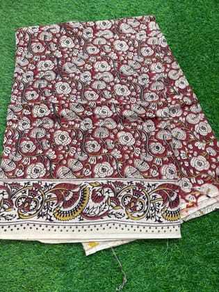Kalamkari cotton saree