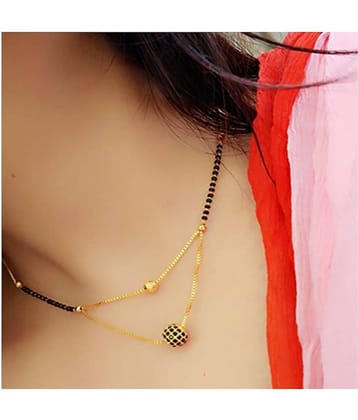 Sunhari Jewels - Golden Mangalsutra ( Pack of 1 )