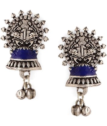 VIRAASI - Blue Stud Earrings ( Pack of 1 )