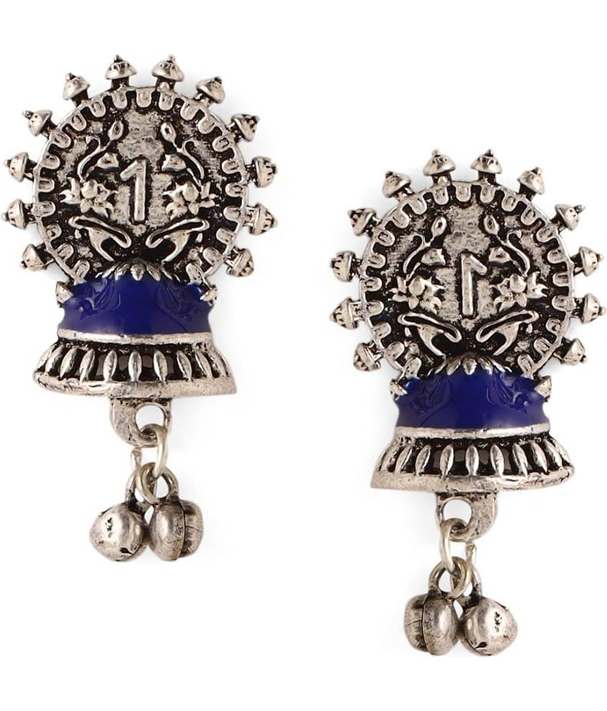 VIRAASI - Blue Stud Earrings ( Pack of 1 )