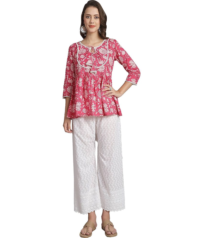 Cotton Short Kurti For Women (Pack of 1)