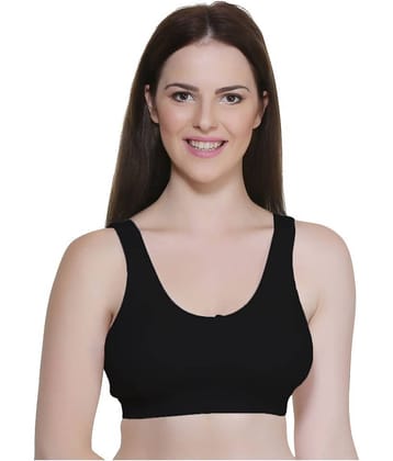 TCG Cotton Lycra Air Bra - Black