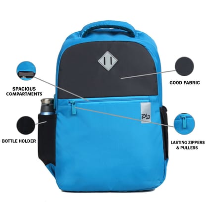 PB Pearl Bags Medium 30L Space Water Resistant 22.5 L Laptop Backpack PB Pearl Bags Medium 30L Space Water Resistant 22.5 L Laptop Backpack