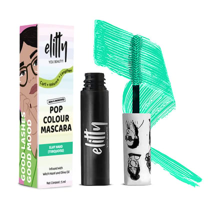 Turquoise Coloured Mascara Turquoise Coloured Mascara - Slay Hard