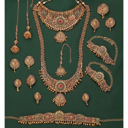 Gold-Plated Bridal Jewellery Set