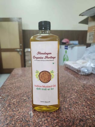 Himalyan Organics Heritage Pure Yellow Mustard Oil From Rural Uttarakhand