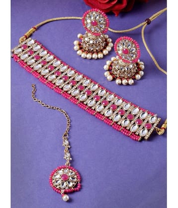 Sukkhi Multi Color Alloy Necklace Set ( Pack of 1 )