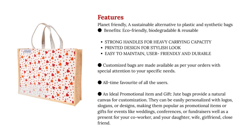 Jute Bag 1 Piece Each