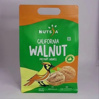 Nutsia California Walnuts - 500g with Shell
