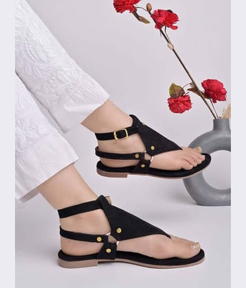Stylestry Black Women's Flats