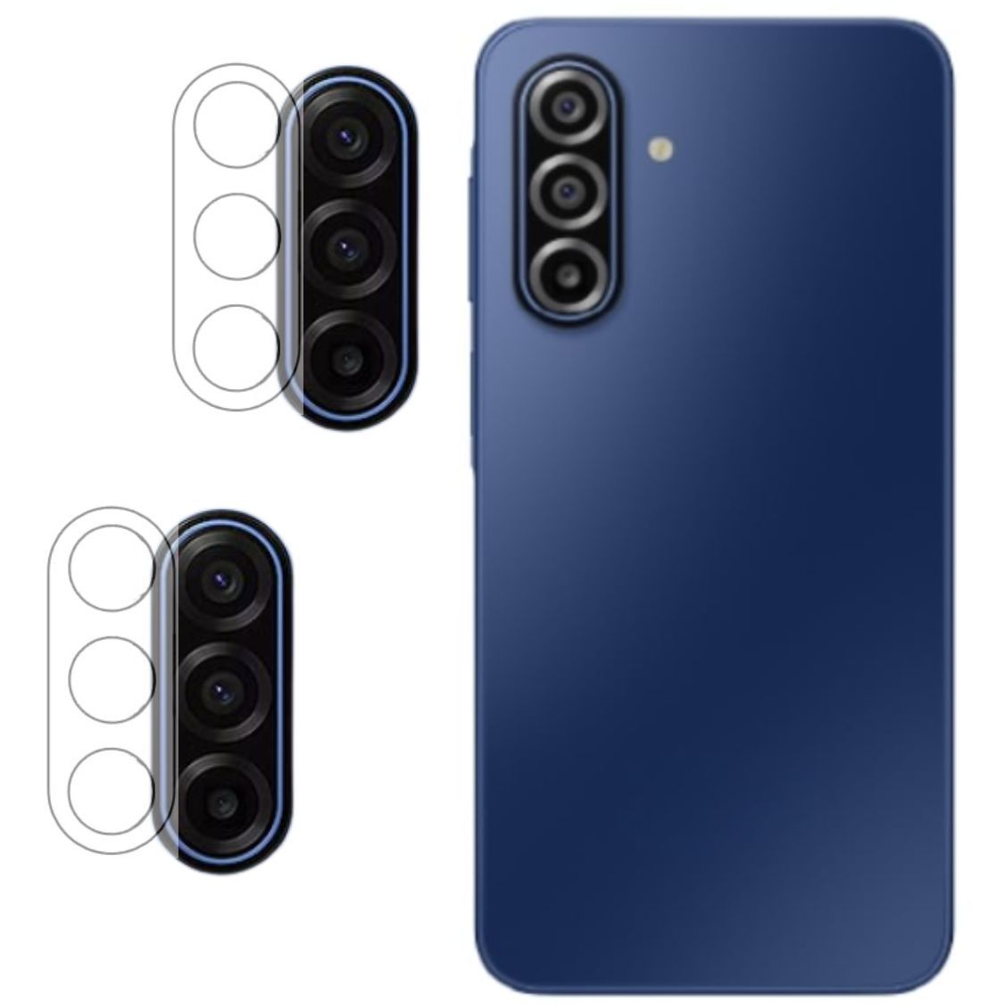 ISAAK Back Camera Lens Protector compatible for Samsung Galaxy A17 5G|Samsung Galaxy A56 (Pack of 2)