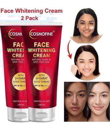 COSMOFINE Face White Cream, Goree Whitening Cream, Day Cream All Skin Type Saffron (100 ml)