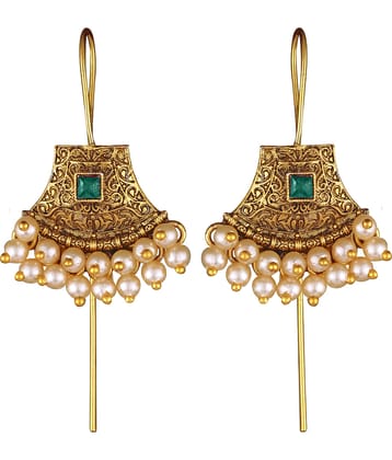 Vighnaharta Red EarCuff Earrings ( Pack of 1 )