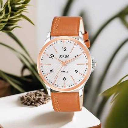 LOREM Silver Stylish Dial Analog Watch for Men LR94-UF LOREM Silver Stylish Dial Analog Watch for Men LR94-UF