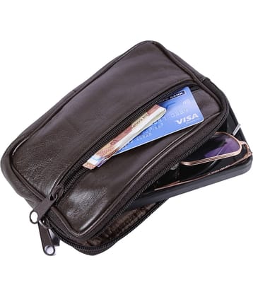 Style 98 Leather Brown Passport Holder