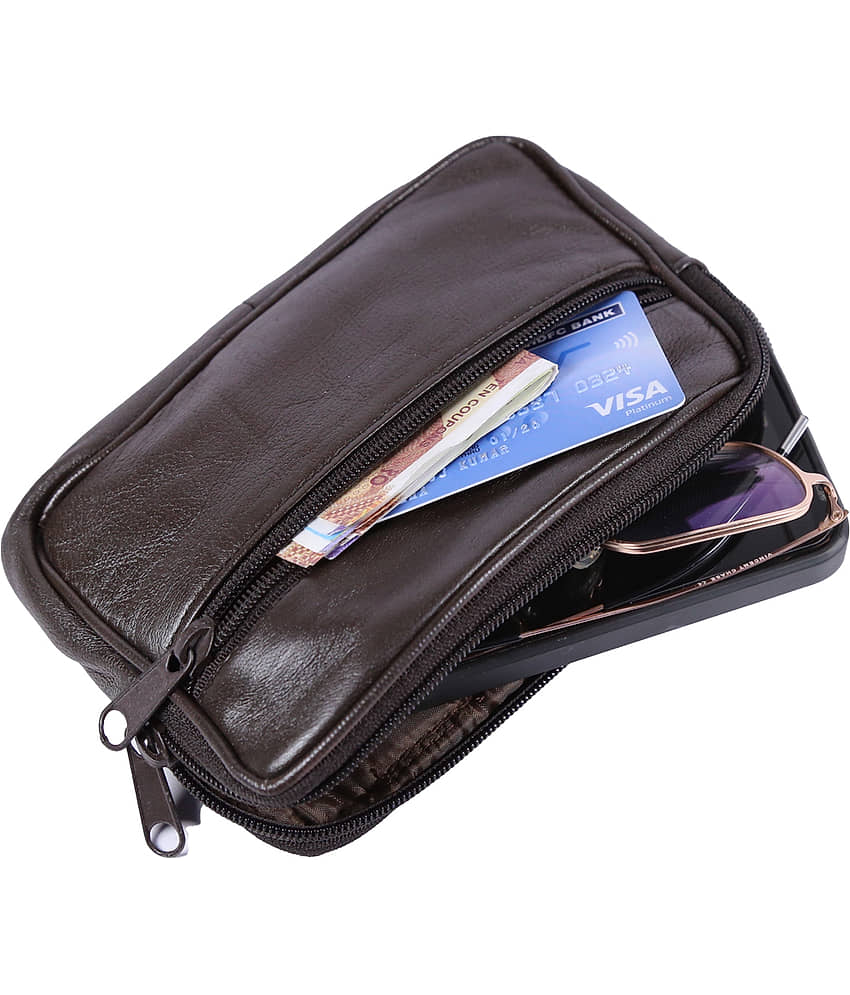 Style 98 Leather Brown Passport Holder