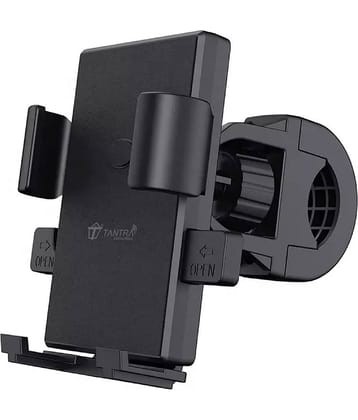 TANTRA S3A Mobile Holder for Bikes One Touch Technology Bike Mobile Holder for Maps and GPS Navigation, 360° Rotation, Firm Griping, Anti Shake Phone Holder for Cycle and Bike Accessories