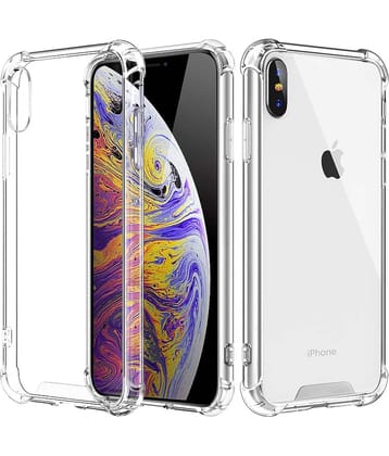 Apple iPhone XS Max Plain Cases BEING STYLISH - Transparent