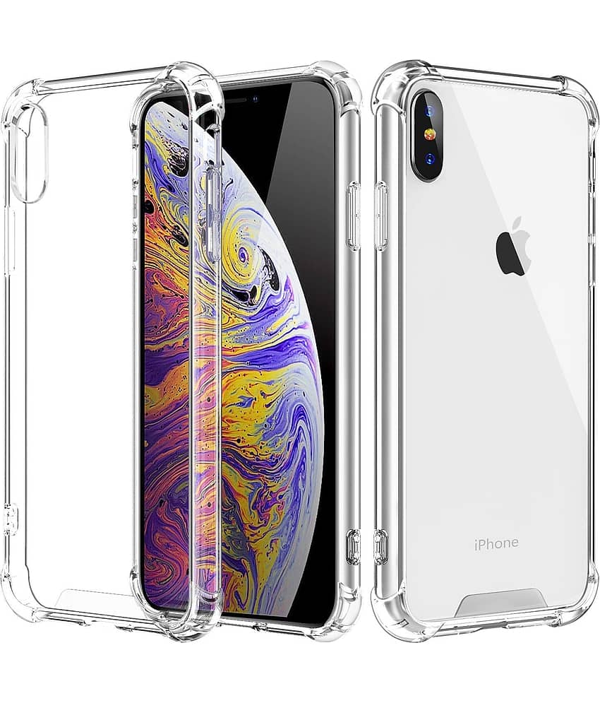 Apple iPhone XS Max Plain Cases BEING STYLISH - Transparent