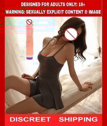 9" Long & Soft Sexy Real Felling SKIN Colored Vibrating Dildo For Sexy Girls Vagina - By SEX TANTRA