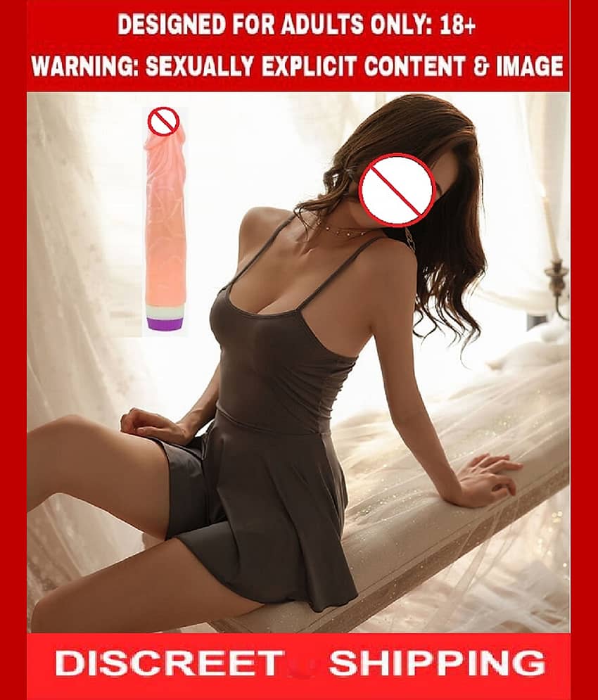 9" Long & Soft Sexy Real Felling SKIN Colored Vibrating Dildo For Sexy Girls Vagina - By SEX TANTRA