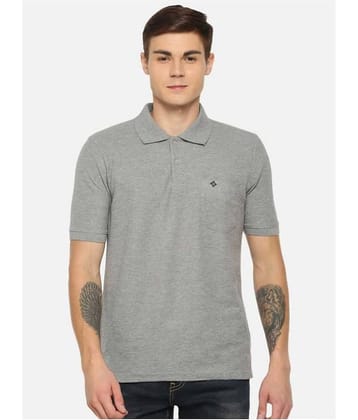 Dollar Cotton Blend Brown Solids Polo T-Shirt