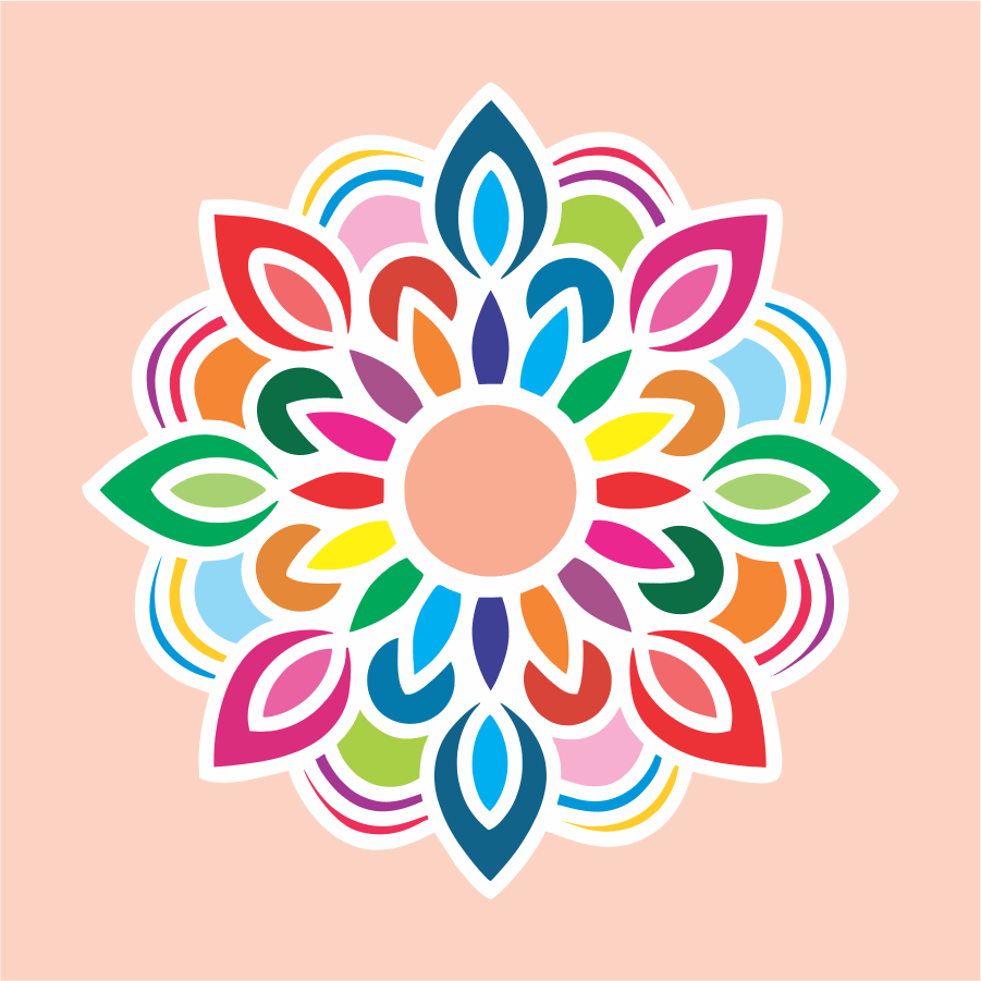 Reusable wooden Stencils Rangoli-21