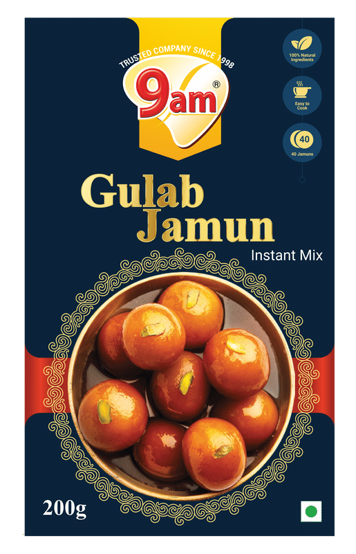 9am Gulab Jamun Instant Mix, 200 gm