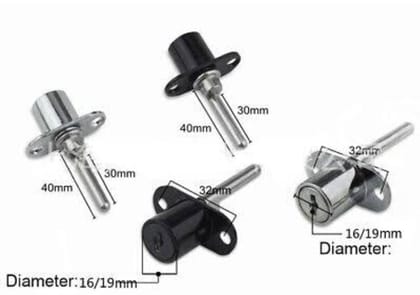 ADISON push lock pack of 2 locks stainless steel for wardrobes ADISON push lock pack of 2 locks stainless steel for wardrobes