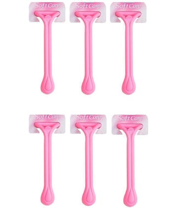 Disposable Razor for Body for Women and Men .(Pack of 6 Razor) Use and Throw Blue Or Pink Random Colour