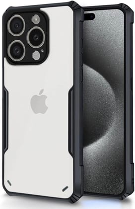 PLUGTECH Slim Shockproof Case | Matte Black Soft | Drop Protection | Precise Cutouts | Premium Mobile Cover for apple iphone 14 pro max