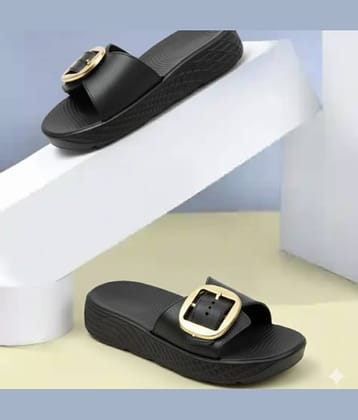 ZOOMBIE Black Women's Slide Flip Flop
