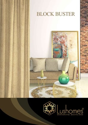 Lushomes 100% Polyester 54 Inches Width Jacquard Blockbuster 240 GSM Fabric