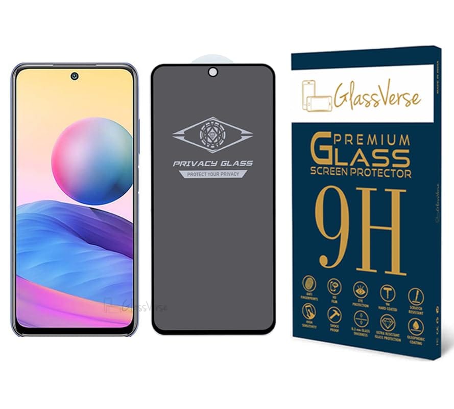 GlassVerse Ultra Privacy Tempered Glass For Poco M6 Pro Cellphone(Pack Of 1) With Free Installation Kit. Edge To Edge. (In-Screen Fingerprint Lock Will Not Work With The Privacy Guard)-6.567 Inch GlassVerse Ultra Privacy Tempered Glass For Poco M6 Pro Ce