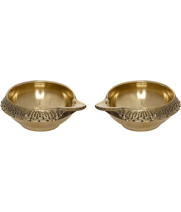 Diya - Brass 12 cm (Pack of 2)
