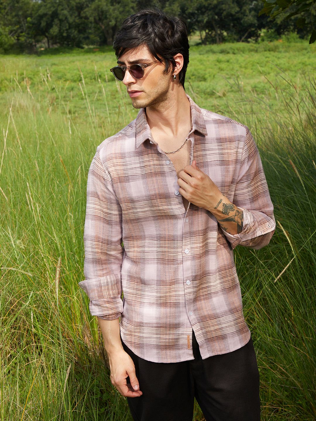 Vignette Buffalo-Check Shirt-M