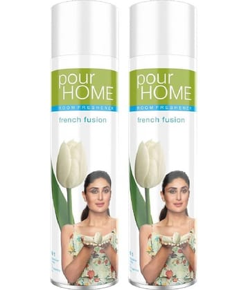 POUR HOME French Fusion Room Freshener Spray 220ML Each(Pack of 2)