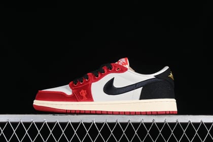 Air Jordan 1 AJ1 Low x Trophy Room - Varsity Red-Euro 41