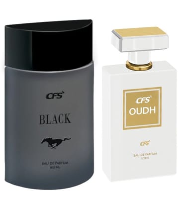 CFS Black & Pure Heart Blue EDP Long Lasting Perfume